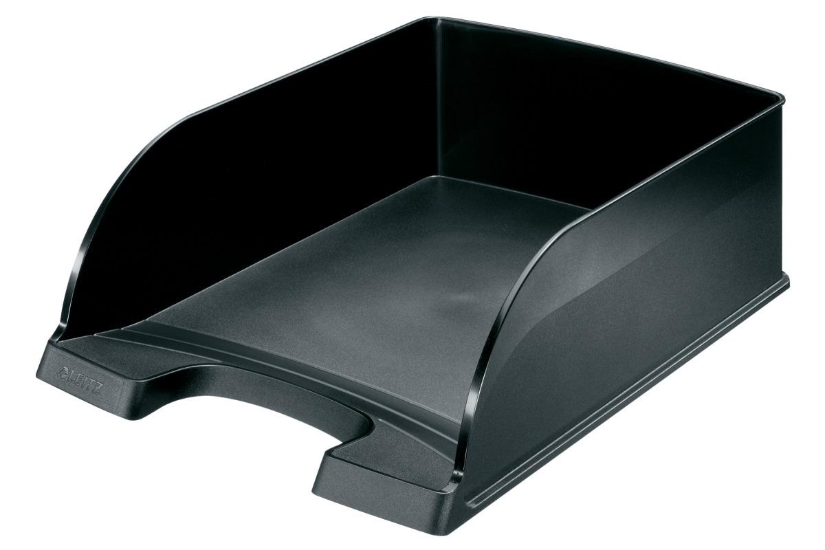 BANDEJA FORMATO VERTICAL GRAN CAPACIDAD LEITZ PLUS JUMBO NEGRA